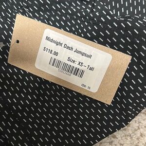 Midnight Dash Black Jumpsuit